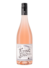 Wijnfles Flying solo rose