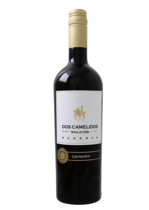 Wijnfles Dos Camelidos - Reserva - Carménère